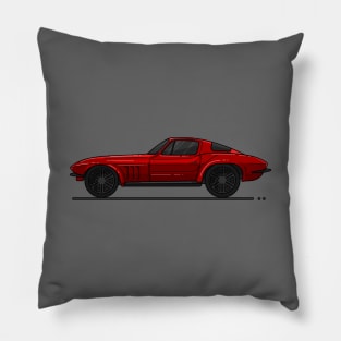 Red C2 Stingray Pillow