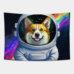 Astro Corgi Tapestry