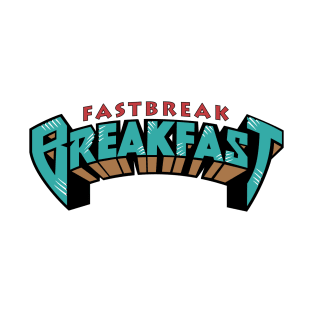 Fastbreak Breakfast Throwback Grizzlies logo T-Shirt