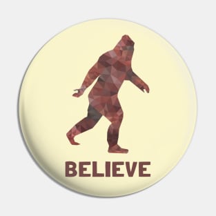 Bigfoot Believe Pin