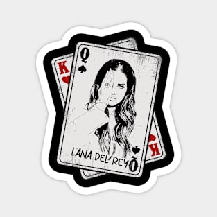 Retro Lana Del Rey Card Style Magnet