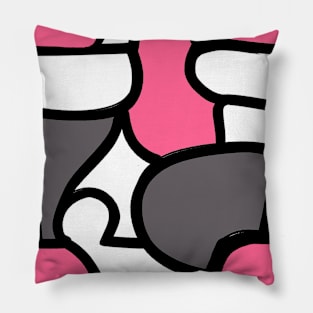 Abstract Shape Cartoon Pattern Pillow