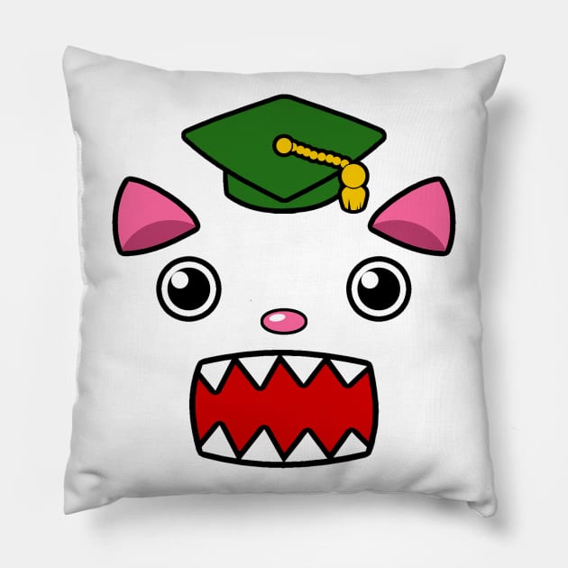 Grad Cat Pillow by Thedustyphoenix