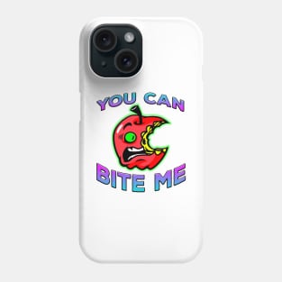 You Can Bite Me Apple Blues Phone Case