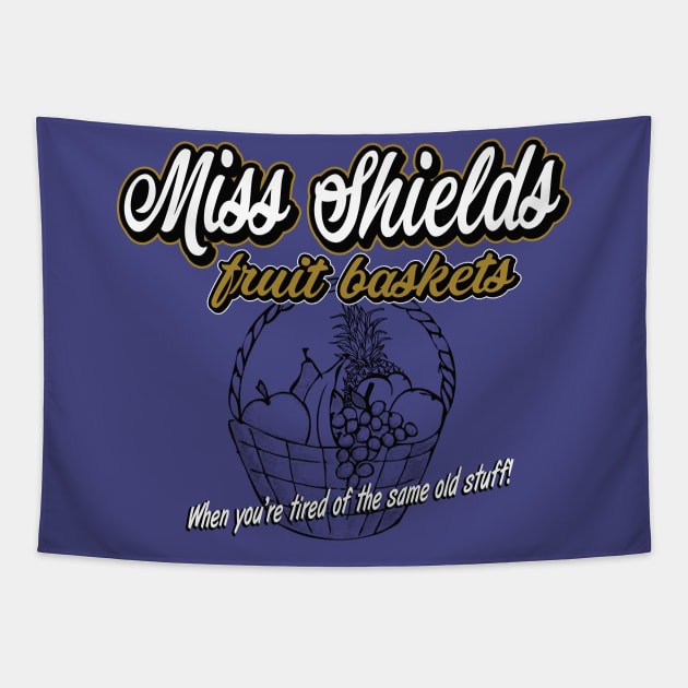 Miss Shields Fruit Baskets Tapestry by BrainSmash