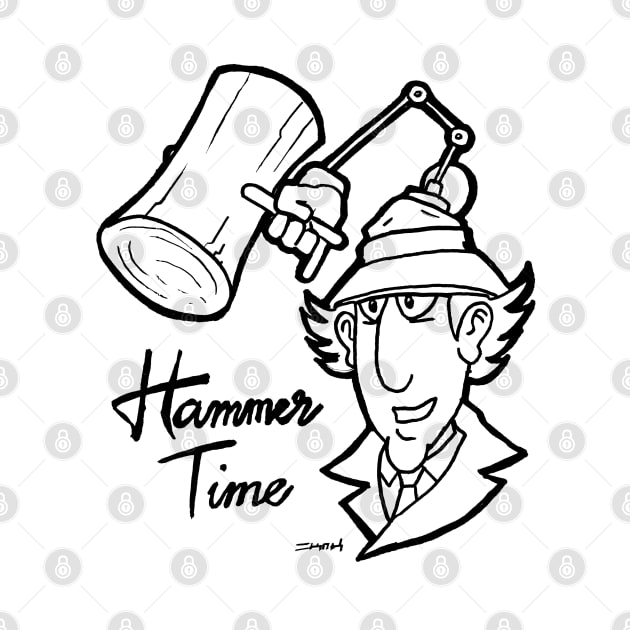 Inspector Gadget MC Hammer Time by sketchnkustom