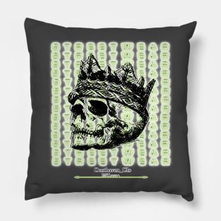 Streetwear skull back to future Pillow