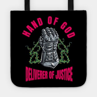 God's Hand Deliverer of Justice Christian Bible Tote