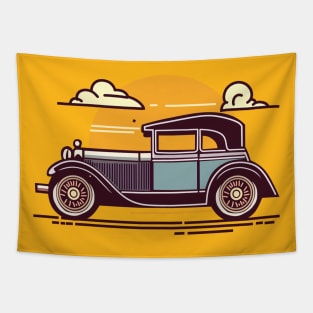 Old classic car Tapestry