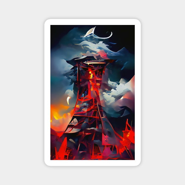 The Dark Tower Magnet by AlexMir