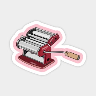 Pasta maker cartoon illustration Magnet