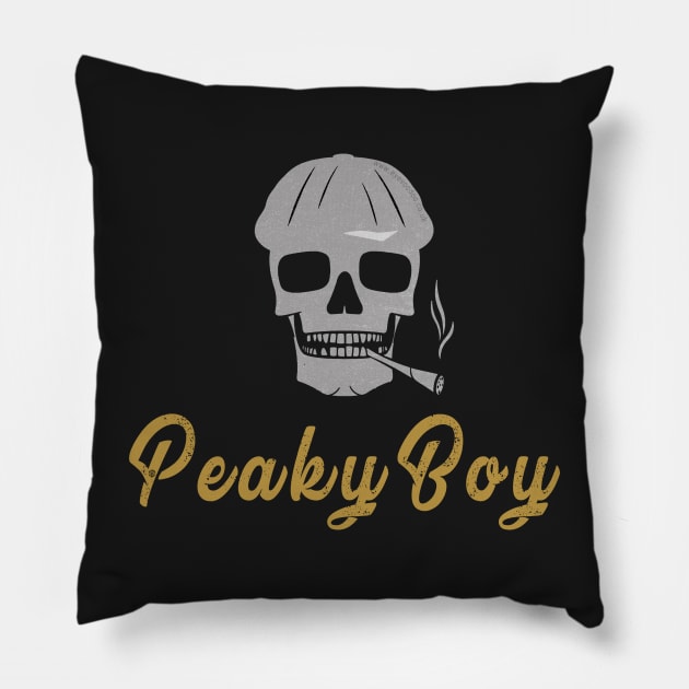 Blinding Skull Newsboy Pillow by eyevoodoo