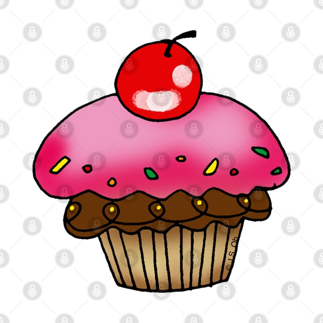 cherry muffin by cartoonygifts