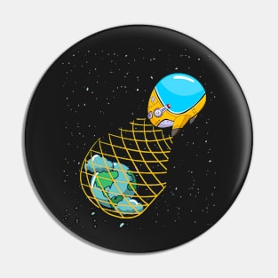 Rescue the earth Pin