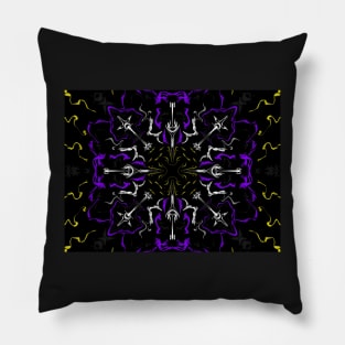 Nonbinary trippy pattern Pillow