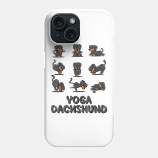 Dachshund Yoga Pose Phone Case