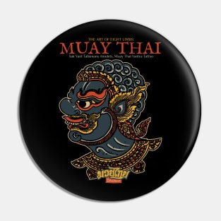 Classic Muay Thai Tattoo Pin