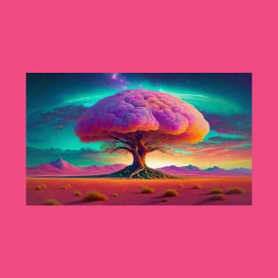 Synthwave tree T-Shirt