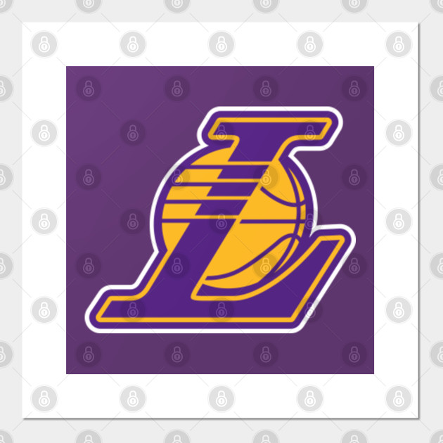 La Lakers Team Logo La Lakers Team Logo Posters And Art Prints Teepublic