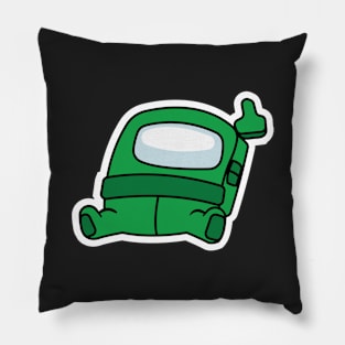 Green Sus Sign #2 Pillow