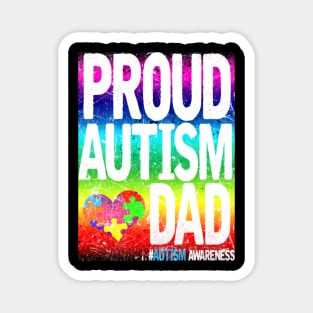 Autism Awareness T-ShirtAutism Proud Autism Dad Autism Awareness T-Shirt_by Glenn Magnet