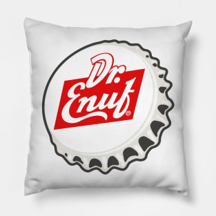 Vintage Dr Enuf Soda Bottlecap Pillow