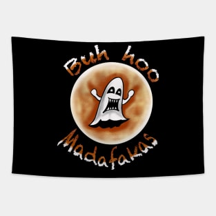 Halloween Ghost Madafakas Tapestry