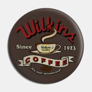 wilkins coffee 1923 Vintage Pin