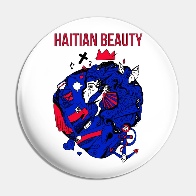 Haitian Beauty Pin by kenallouis