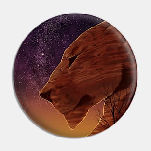 Earth Lion Pin