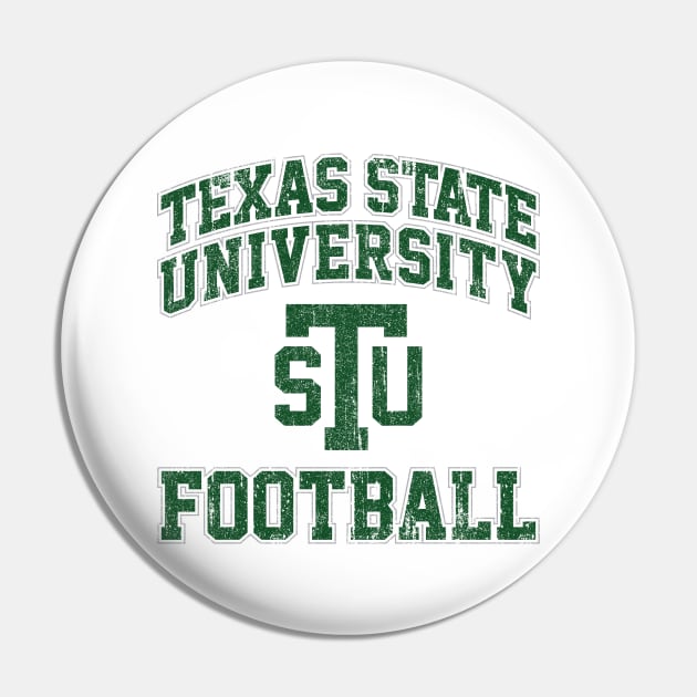 Texas State Football - Necessary Roughness (Variant) Pin by huckblade