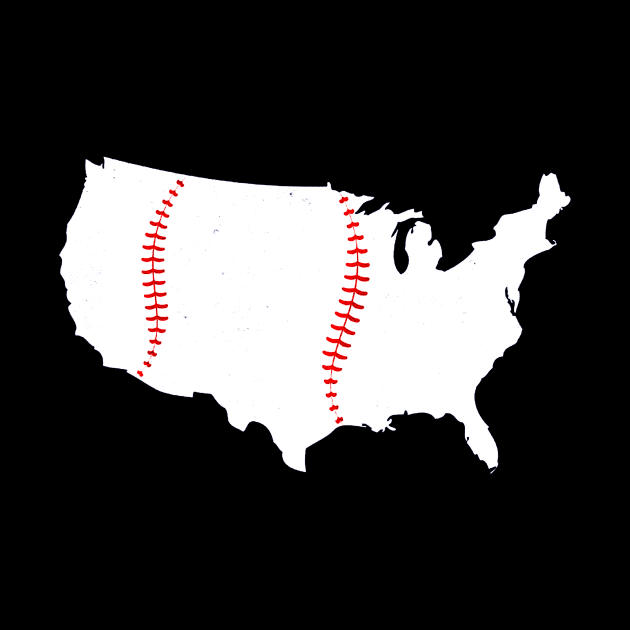 Baseball is Americas Pastime USA by Vigo