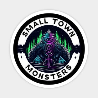 Small Town Monsters - CRYPTIDS - MOTHMAN - BIGFOOT Magnet