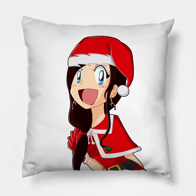 SantaChan Pillow by AuroraPeachy