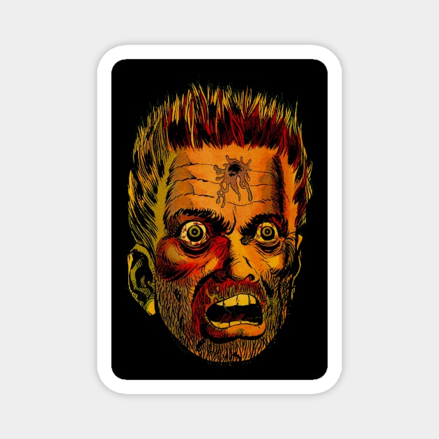 HEAD SHOT HORROR (phone) Magnet by AtomicMadhouse