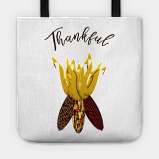 Thankful - Colorful Autumn Indian Corn Tote