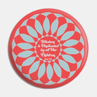 Wisdom Flower Pin