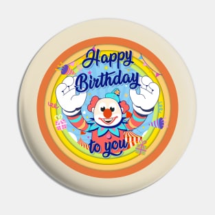 Clown Happy Birthday - Stranger things Pin