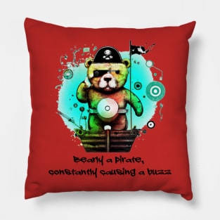 Bearly a Pirate Pillow