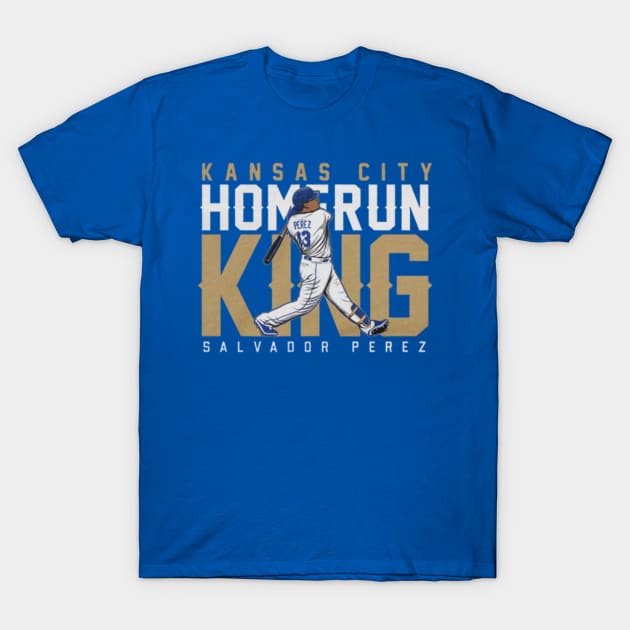 Salvador Perez, The Reigning Home Run King On A T-shirt - Olashirt