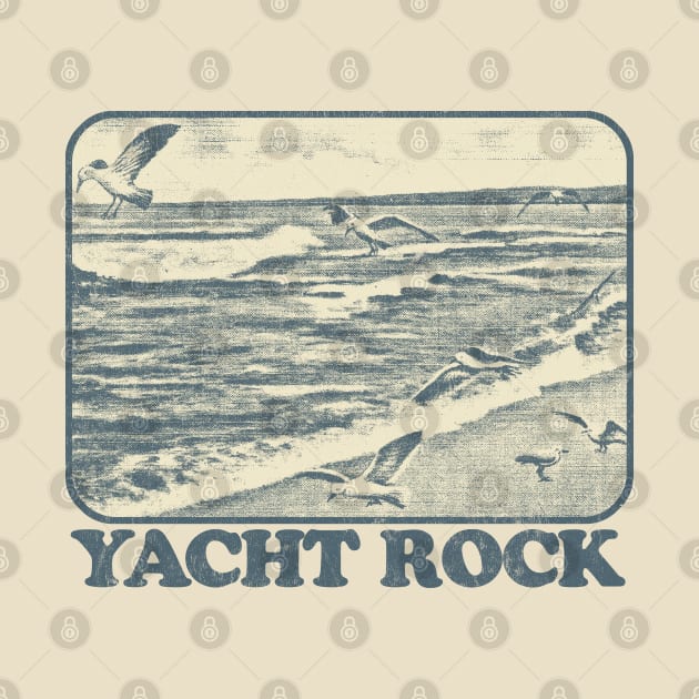 Yacht Rock / Retro Faded 80s Style Design by DankFutura