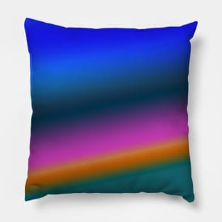 red blue green pink texture art Pillow