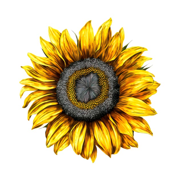 Flower like a sun by Creativa Land