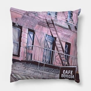 Cafe Borgia Pillow