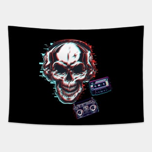 Skull Music Rock Tapestry