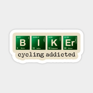 Cool Tees Club Cyclist Bike Science Graphic Biker T-Shirt Magnet