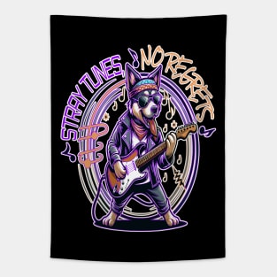 Rockstar Dog, Stray Tunes Anthem Tapestry