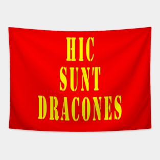Here Be Dragons - Hic Sunt Dracones Tapestry