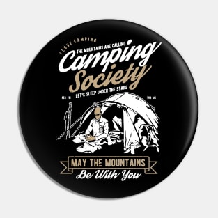 Camping Society Pin