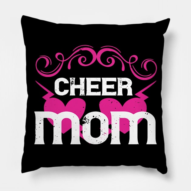 Cheer Mom Pillow by 4Zimage